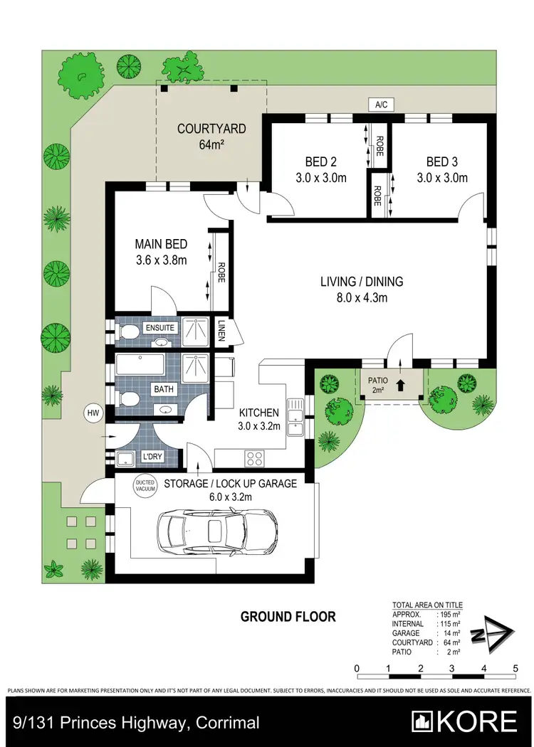 Floorplan of Homely villa listing, 9/131 Princes Highway, Corrimal NSW 2518