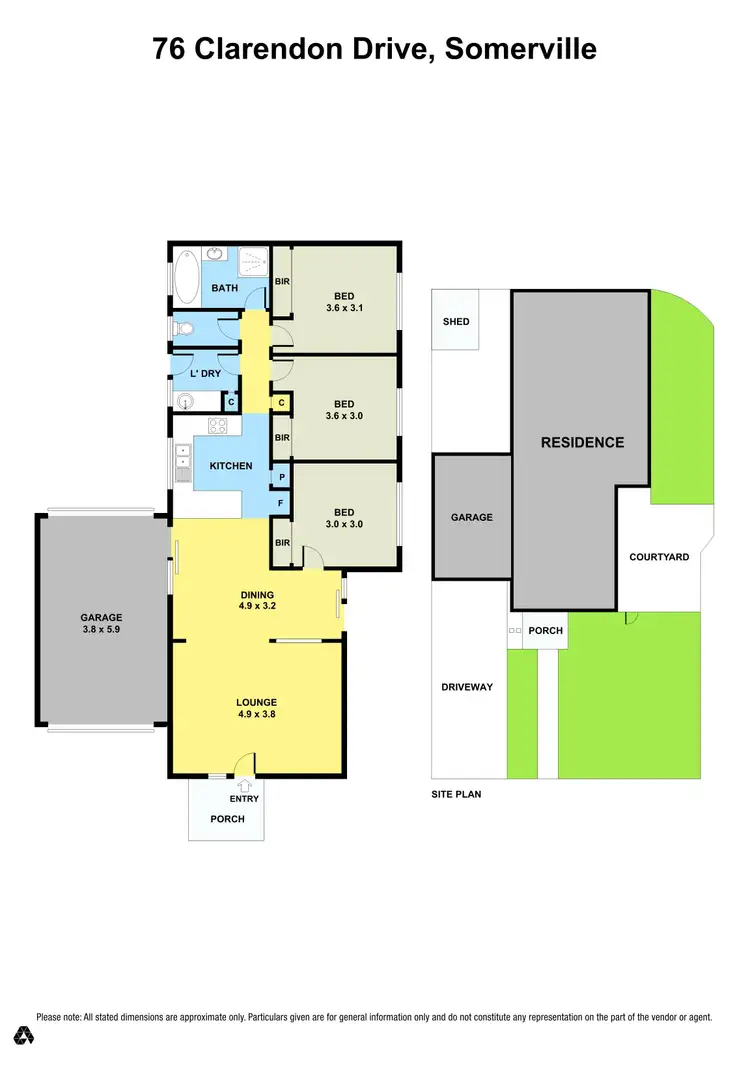 Floorplan of Homely house listing, 76 Clarendon Drive, Somerville VIC 3912