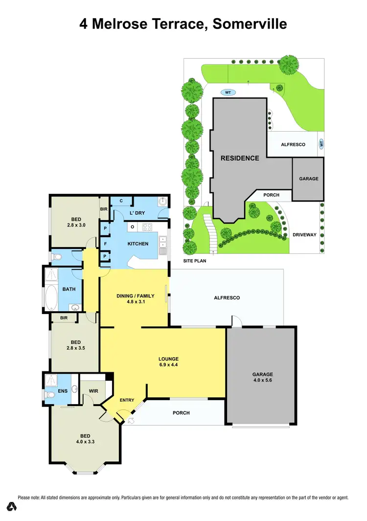 Floorplan of Homely house listing, 4 Melrose Terrace, Somerville VIC 3912