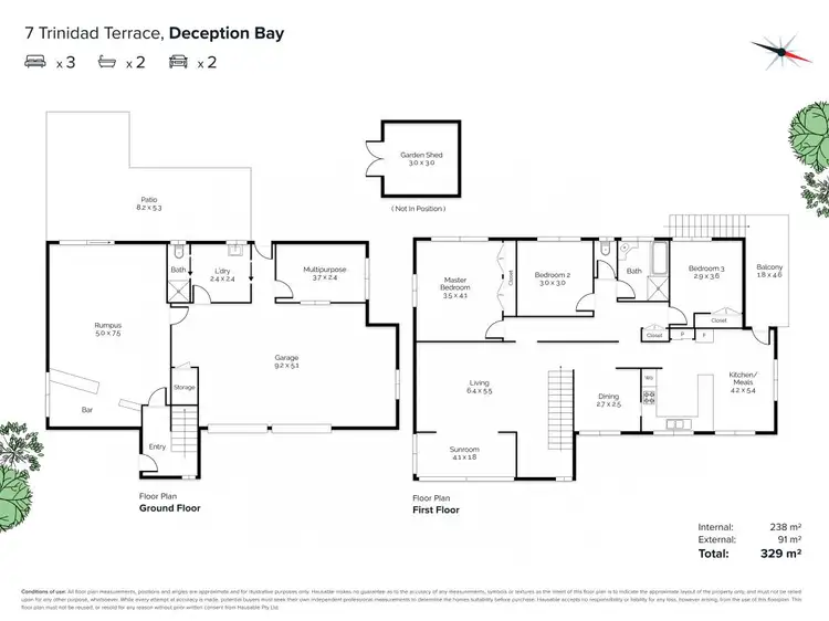 Floorplan of Homely rural property listing, 7 Trinidad Terrace, Deception Bay QLD 4508
