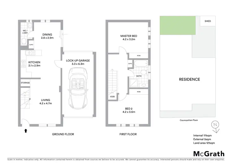 Floorplan of Homely townhouse listing, 805 Cosmopolitan Place, Ballarat Central VIC 3350