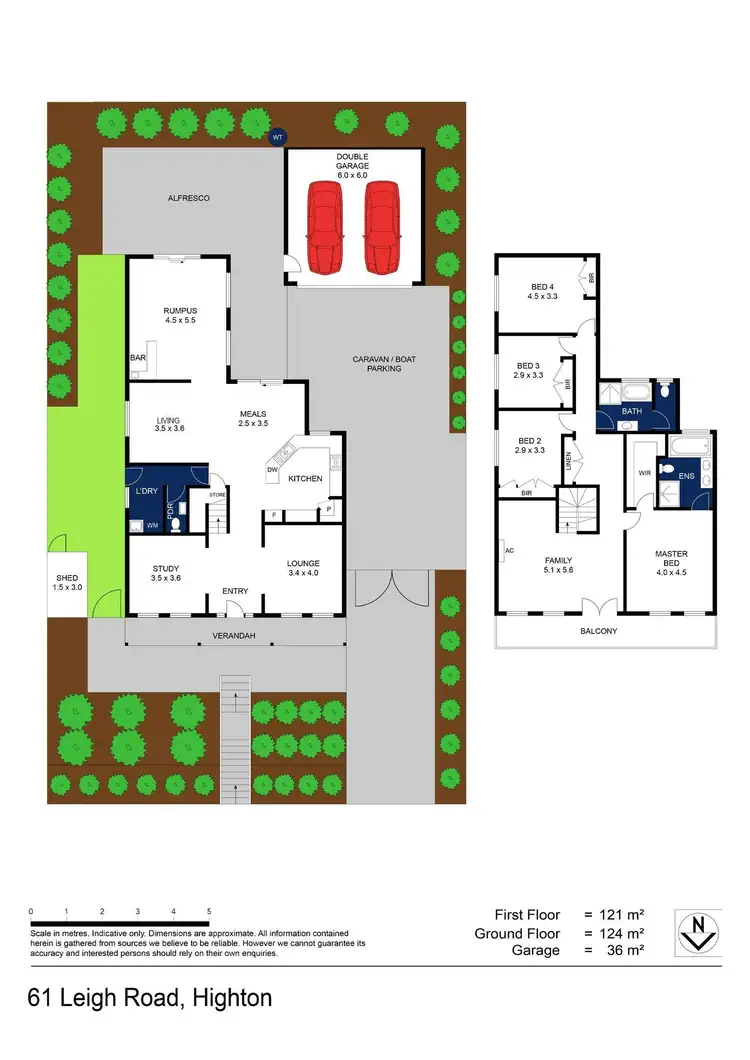 Floorplan of Homely house listing, 61 Leigh Road, Highton VIC 3216