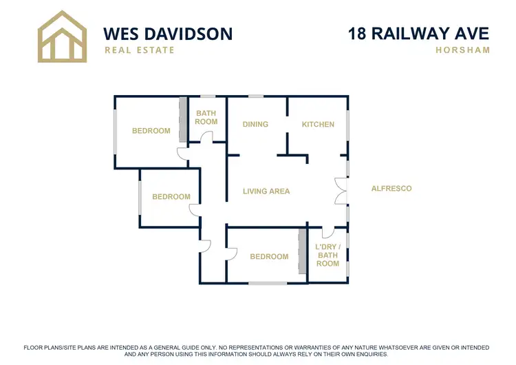 Floorplan of Homely house listing, 18 Railway Avenue, Horsham VIC 3400