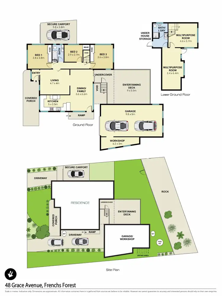 Floorplan of Homely house listing, 48 Grace Avenue, Frenchs Forest NSW 2086