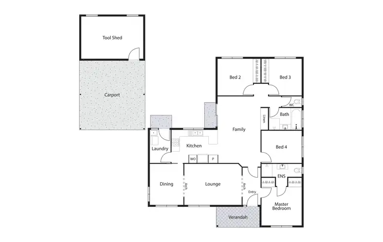 Floorplan of Homely house listing, 119 Clive Steele Avenue, Monash ACT 2904