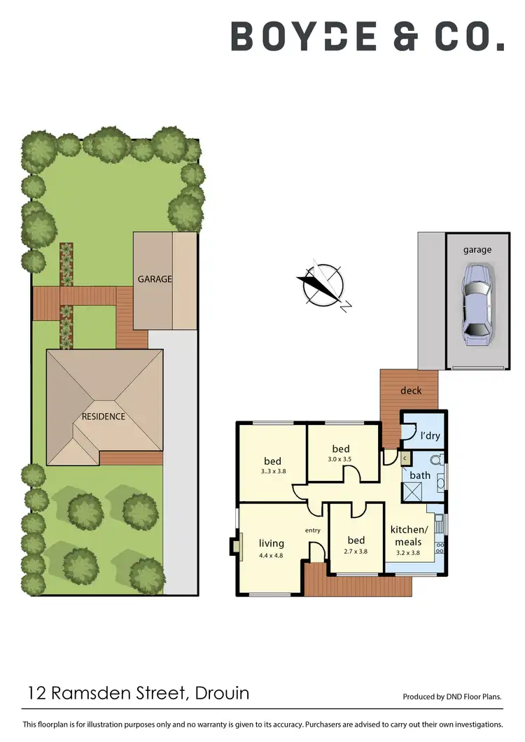 Floorplan of Homely house listing, 12 Ramsden Street, Drouin VIC 3818