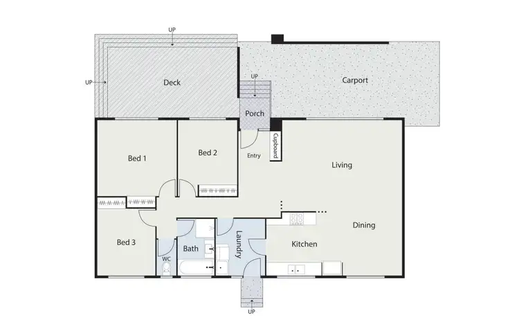 Floorplan of Homely house listing, 28A Bangalay Crescent, Rivett ACT 2611