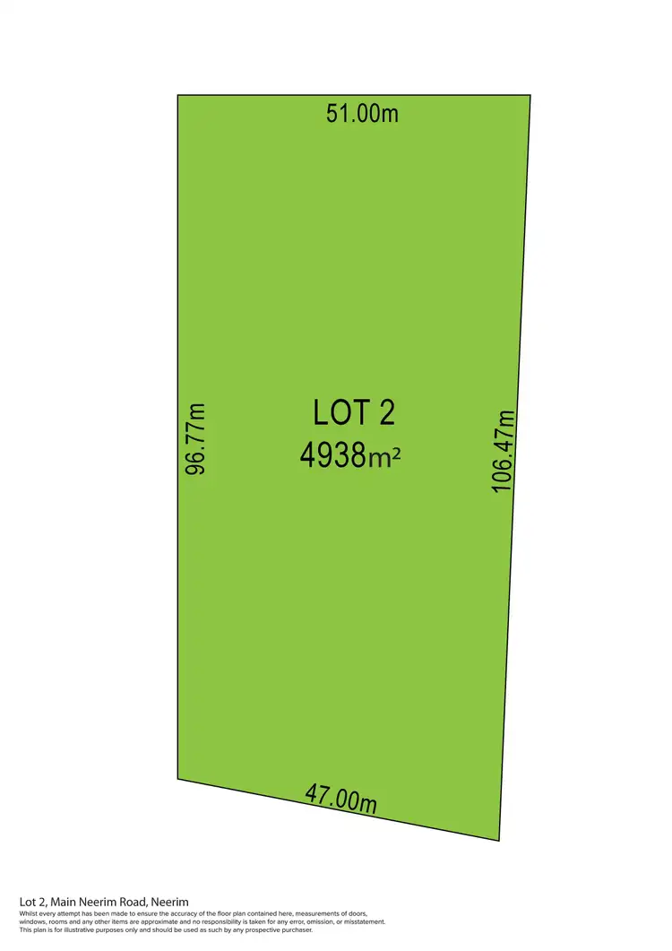 Floorplan of Homely land listing, LOT 2 Hamono Road, Neerim VIC 3831