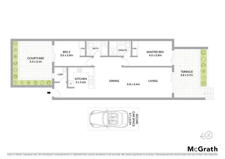 Floorplan of Homely apartment listing, 2/33-35 Kentwell Road, Allambie Heights NSW 2100