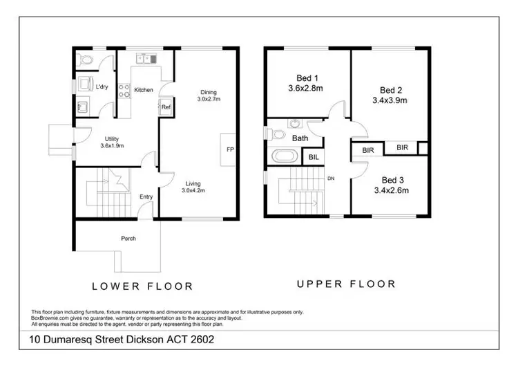 Floorplan of Homely house listing, 10 Dumaresq Street, Dickson ACT 2602