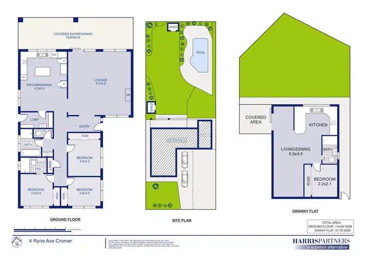 Floorplan of Homely house listing, 4 Ryrie Avenue, Cromer NSW 2099