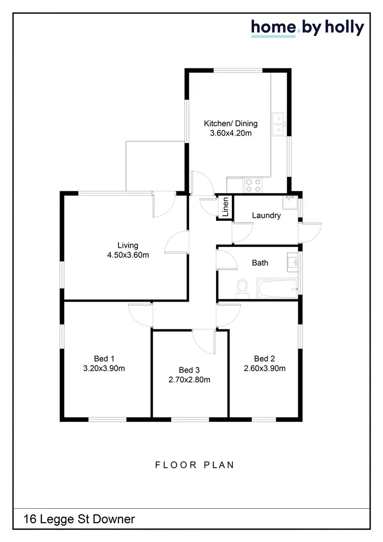 Floorplan of Homely house listing, 16 Legge Street, Downer ACT 2602