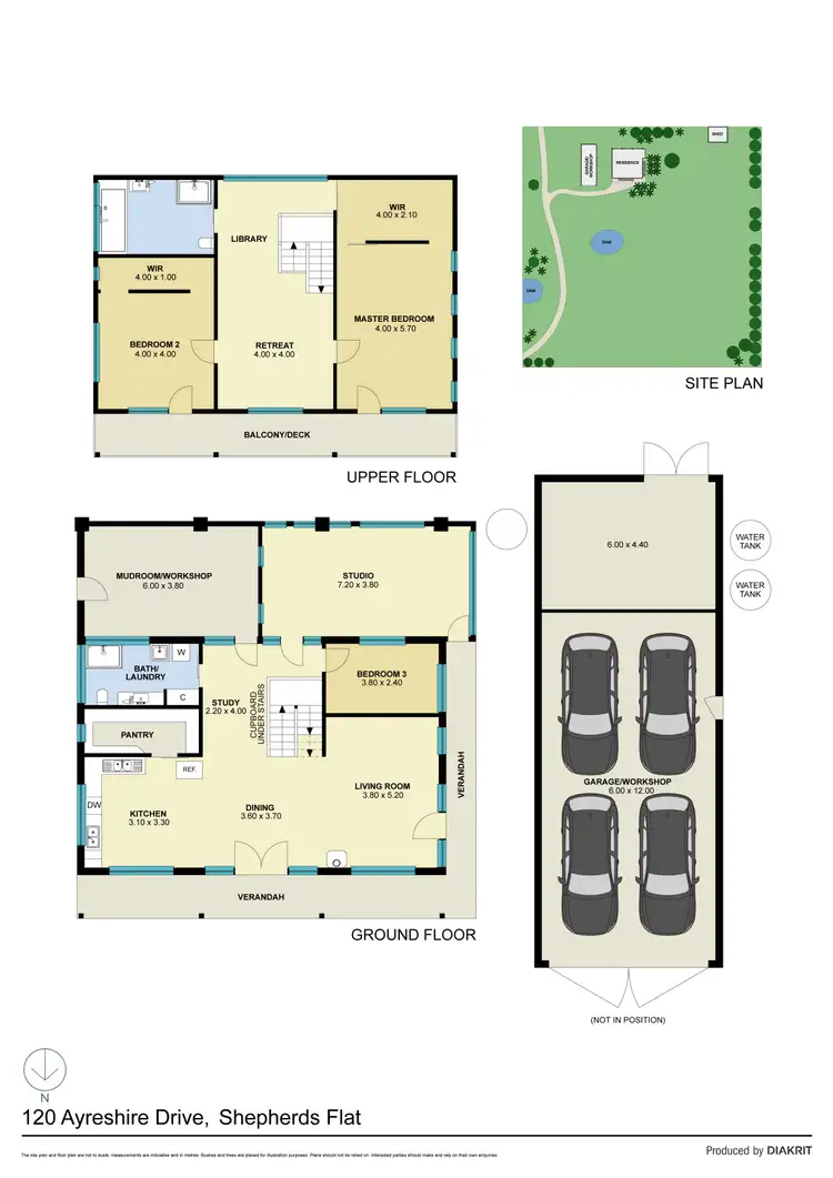 Floorplan of Homely house listing, 120 Ayreshire Drive, Shepherds Flat VIC 3461