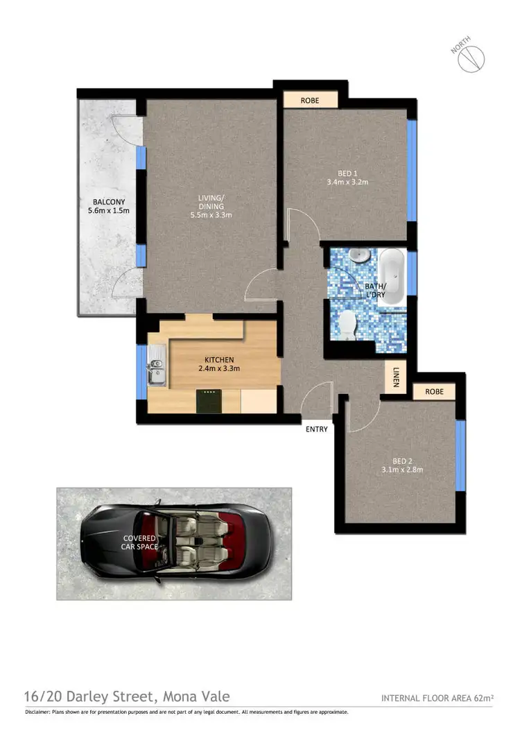 Floorplan of Homely apartment listing, 16/20 Darley Street, Mona Vale NSW 2103