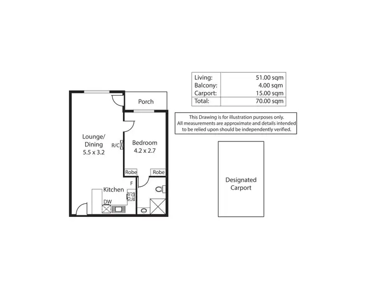 Floorplan of Homely unit listing, 8/21 Sturt Street, Glenelg North SA 5045