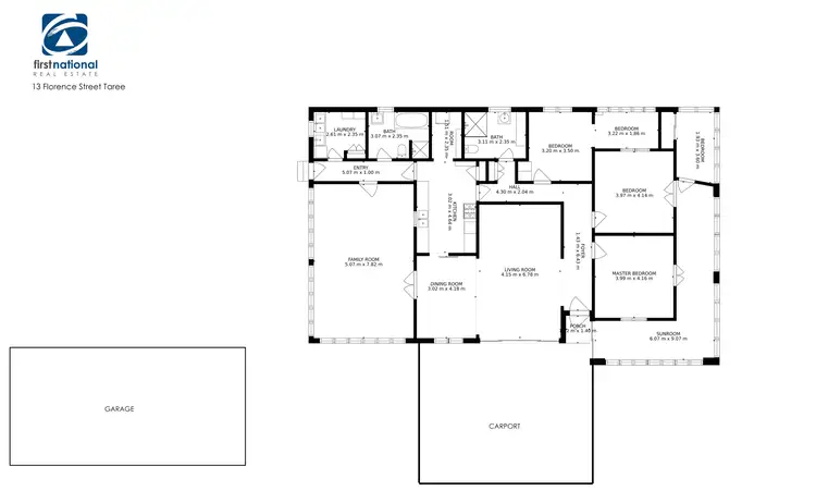 Floorplan of Homely house listing, 13 Florence Street, Taree NSW 2430