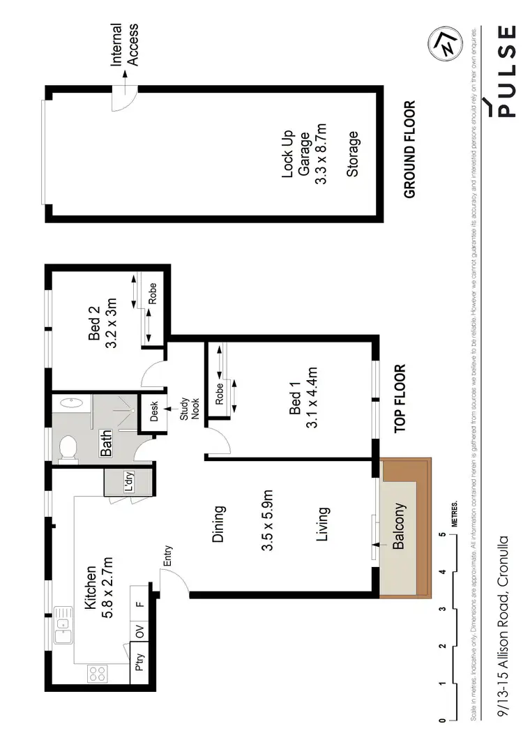 Floorplan of Homely apartment listing, 9/13-15 Allison Road, Cronulla NSW 2230