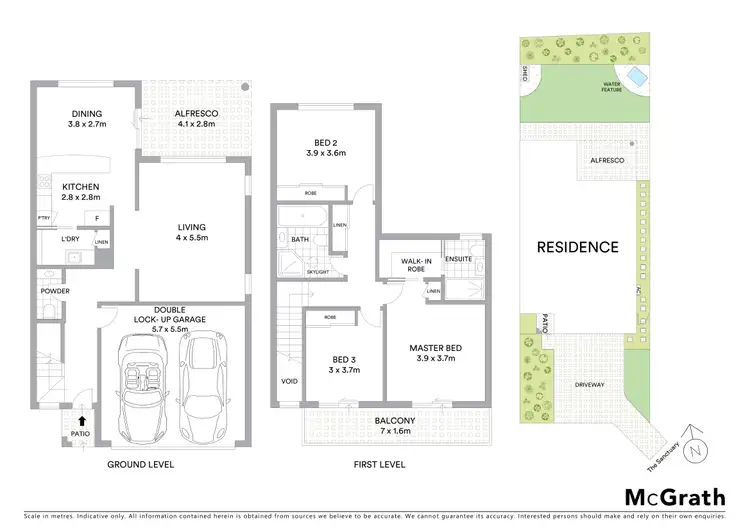 Floorplan of Homely house listing, 45 The Sanctuary, Westleigh NSW 2120
