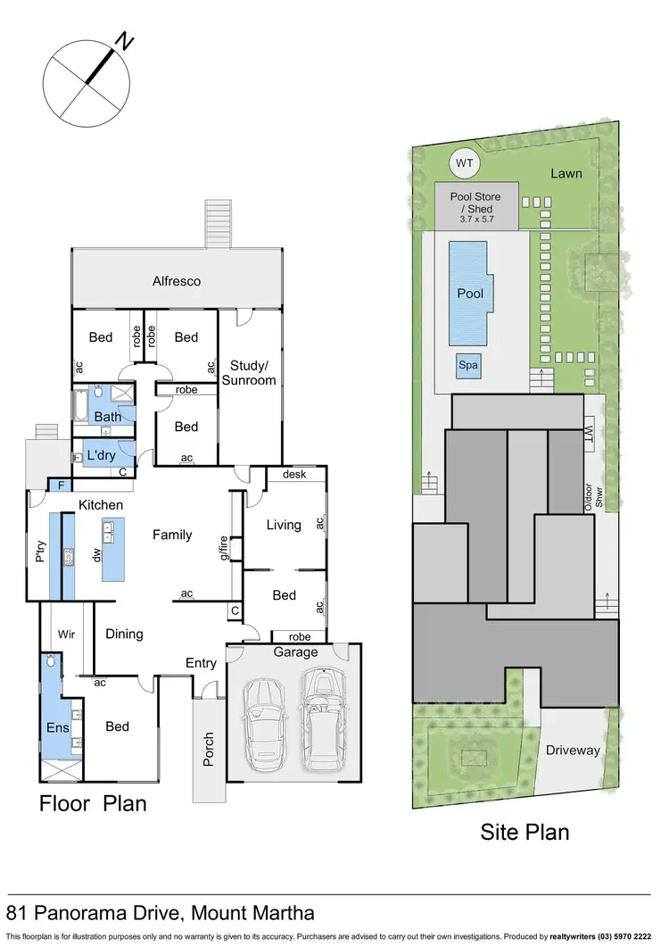 Floorplan of Homely house listing, 81 Panorama Drive, Mount Martha VIC 3934