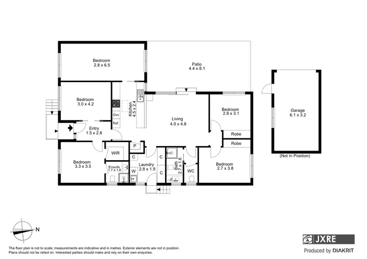 Floorplan of Homely unit listing, 1/13 Dennis Street, Clayton VIC 3168