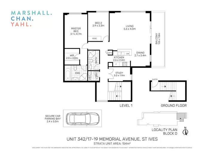 Floorplan of Homely apartment listing, 342/17-19 Memorial Avenue, St Ives NSW 2075