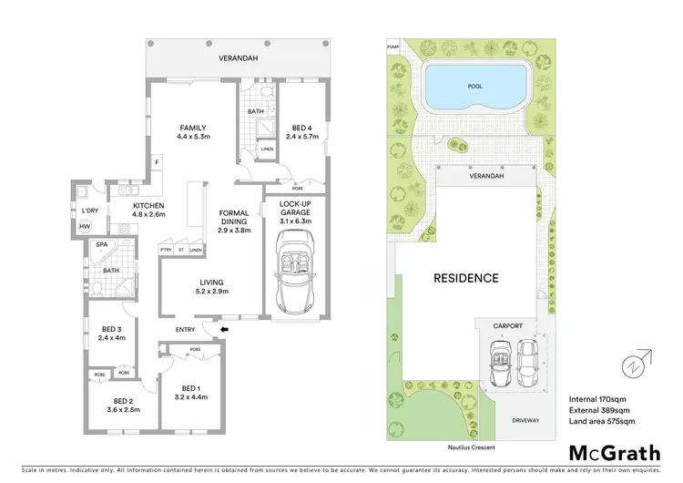 Floorplan of Homely house listing, 6 Nautilus Crescent, St Huberts Island NSW 2257