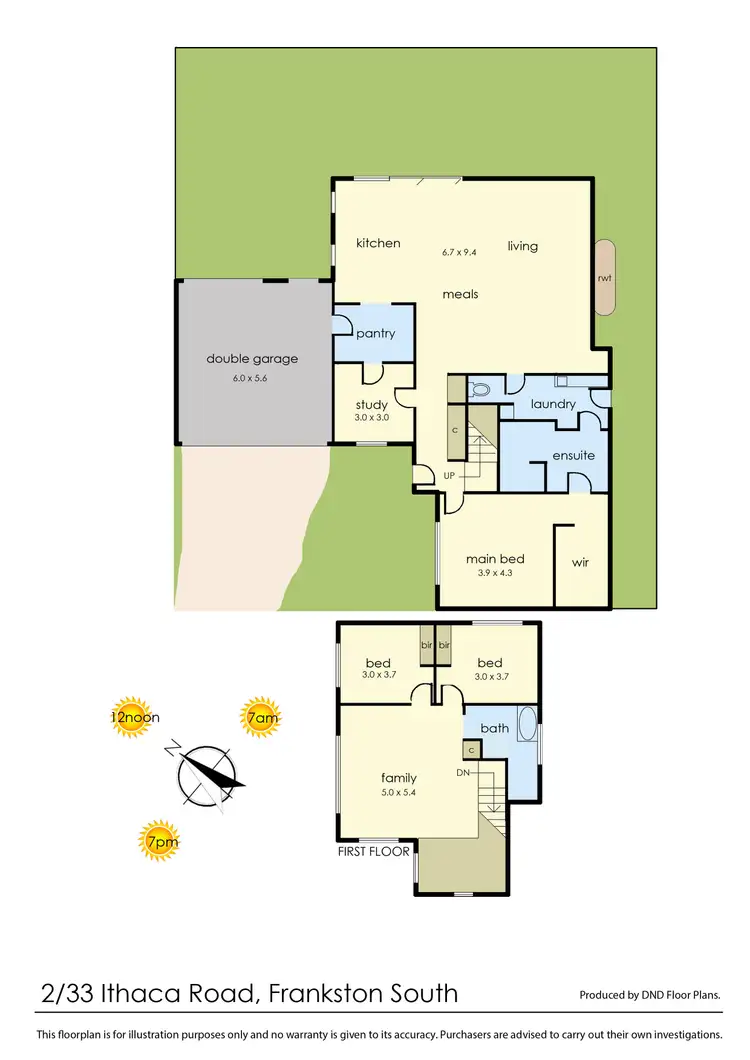 Floorplan of Homely townhouse listing, 2/33 Ithaca Road, Frankston South VIC 3199