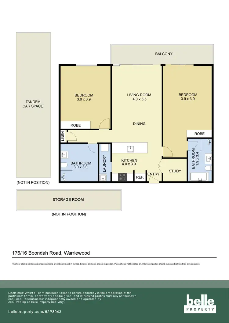Floorplan of Homely apartment listing, 176/16 Boondah Road, Warriewood NSW 2102