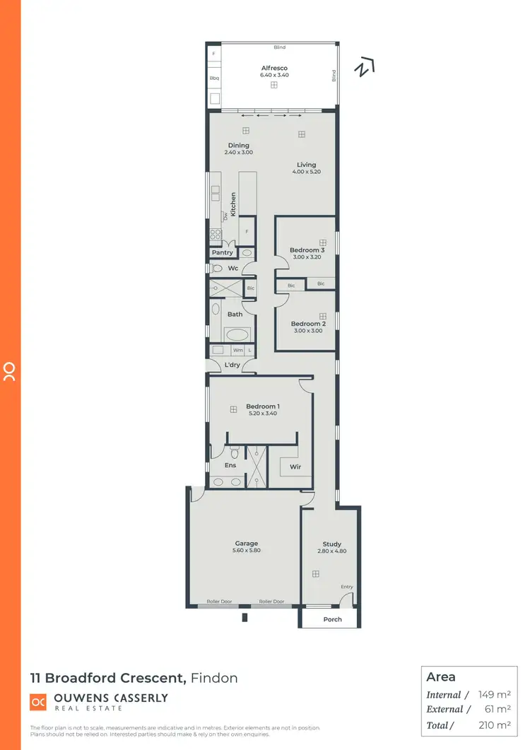 Floorplan of Homely house listing, 11 Broadford Crescent, Findon SA 5023