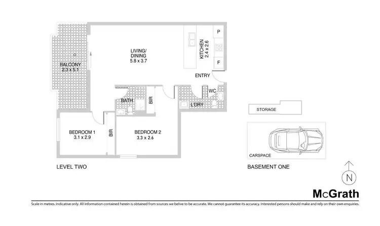 Floorplan of Homely apartment listing, 215/21-37 Waitara Avenue, Waitara NSW 2077