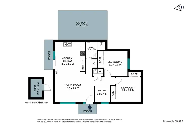 Floorplan of Homely unit listing, 166 Dalton Road, Thomastown VIC 3074