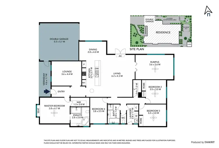 Floorplan of Homely house listing, 8 Hickling Road, Mernda VIC 3754