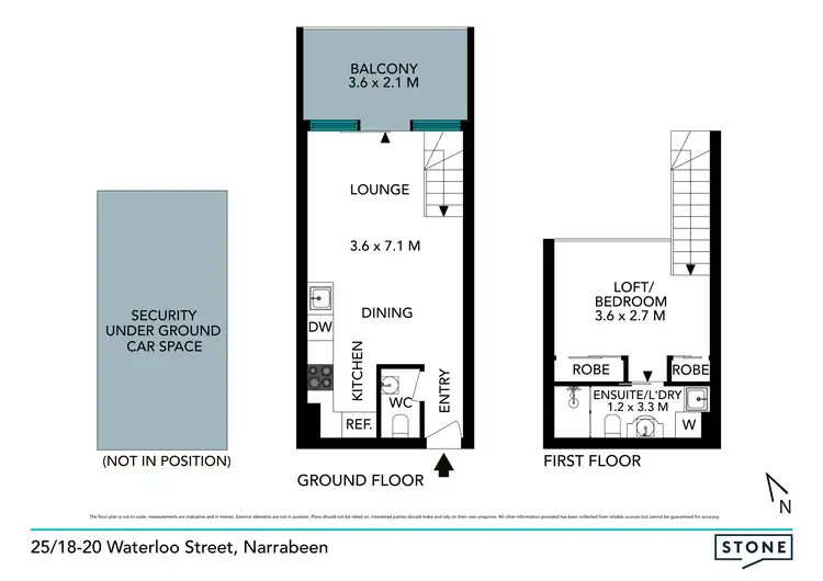 Floorplan of Homely apartment listing, 25/18-20 Waterloo Street, Narrabeen NSW 2101