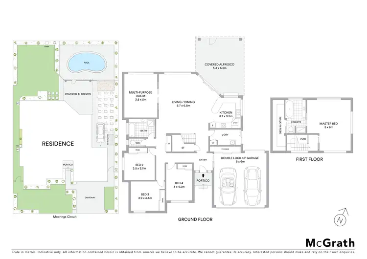 Floorplan of Homely house listing, 20 Moorings Circuit, Twin Waters QLD 4564