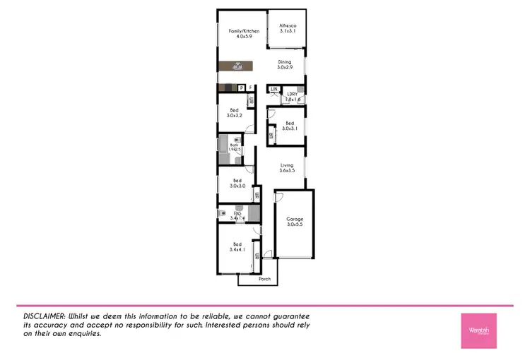 Floorplan of Homely house listing, 12 Prion Street, Marsden Park NSW 2765