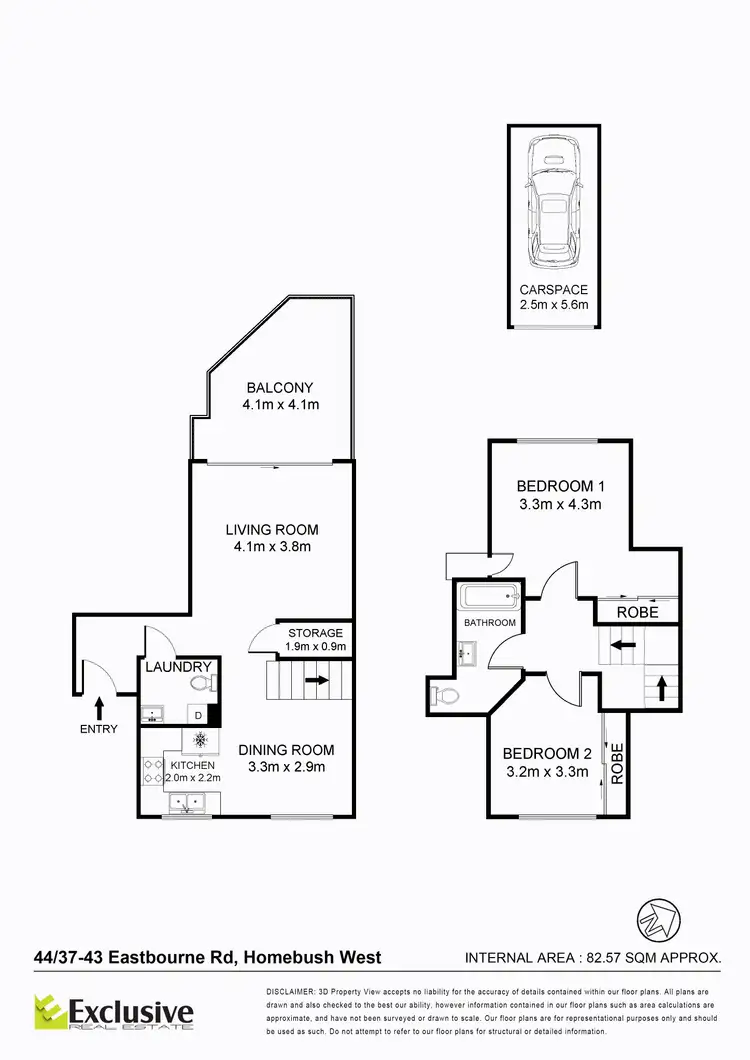 Floorplan of Homely apartment listing, 44/37 Eastbourne Road, Homebush West NSW 2140