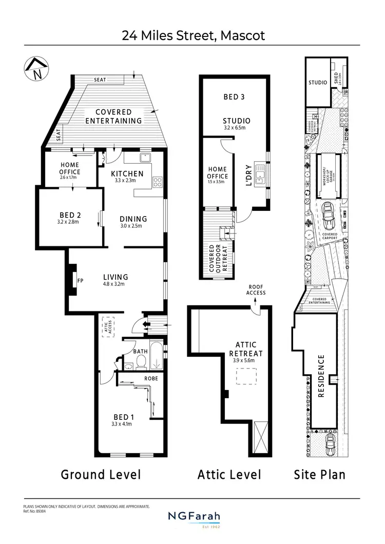 Floorplan of Homely house listing, 24 Miles Street, Mascot NSW 2020