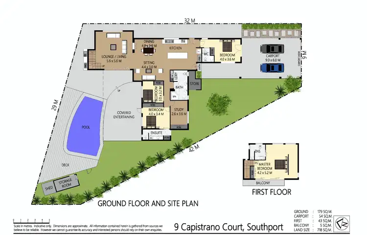 Floorplan of Homely house listing, 9 Capistrano Court, Southport QLD 4215