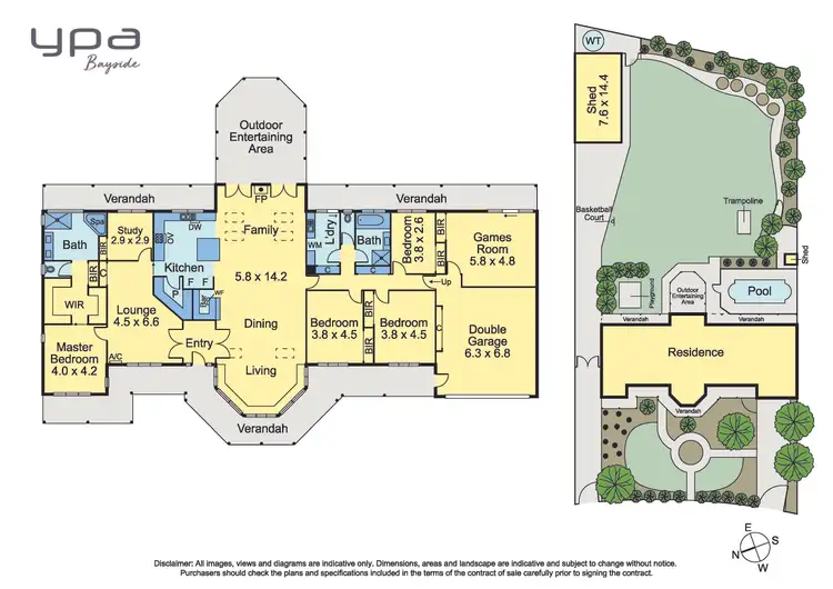 Floorplan of Homely house listing, 11 Riverbend Crescent, Werribee VIC 3030