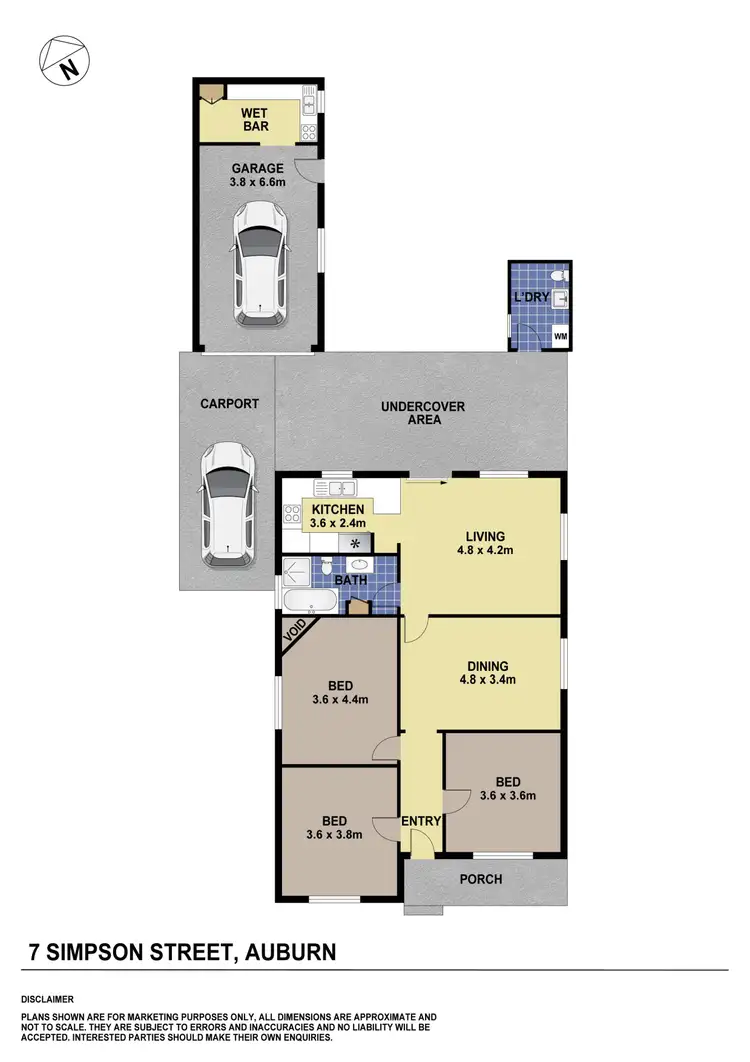 Floorplan of Homely house listing, 7 Simpson Street, Auburn NSW 2144