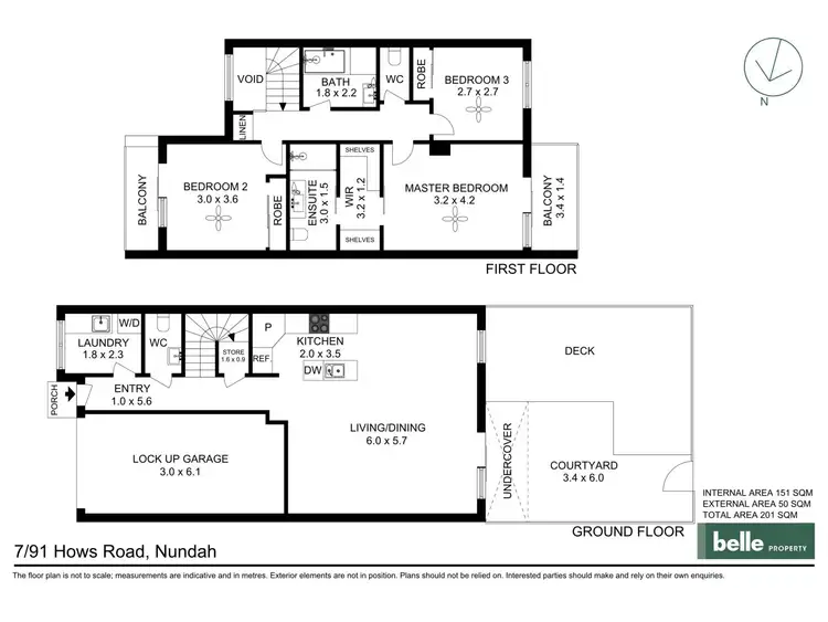 Floorplan of Homely townhouse listing, 7/91 Hows Road, Nundah QLD 4012