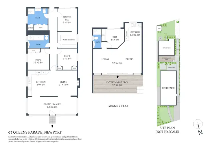 Floorplan of Homely house listing, 97 Queens Parade, Newport NSW 2106