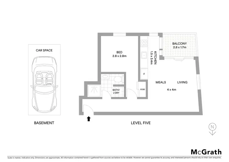 Floorplan of Homely apartment listing, 512/240 Barkly Street, Footscray VIC 3011