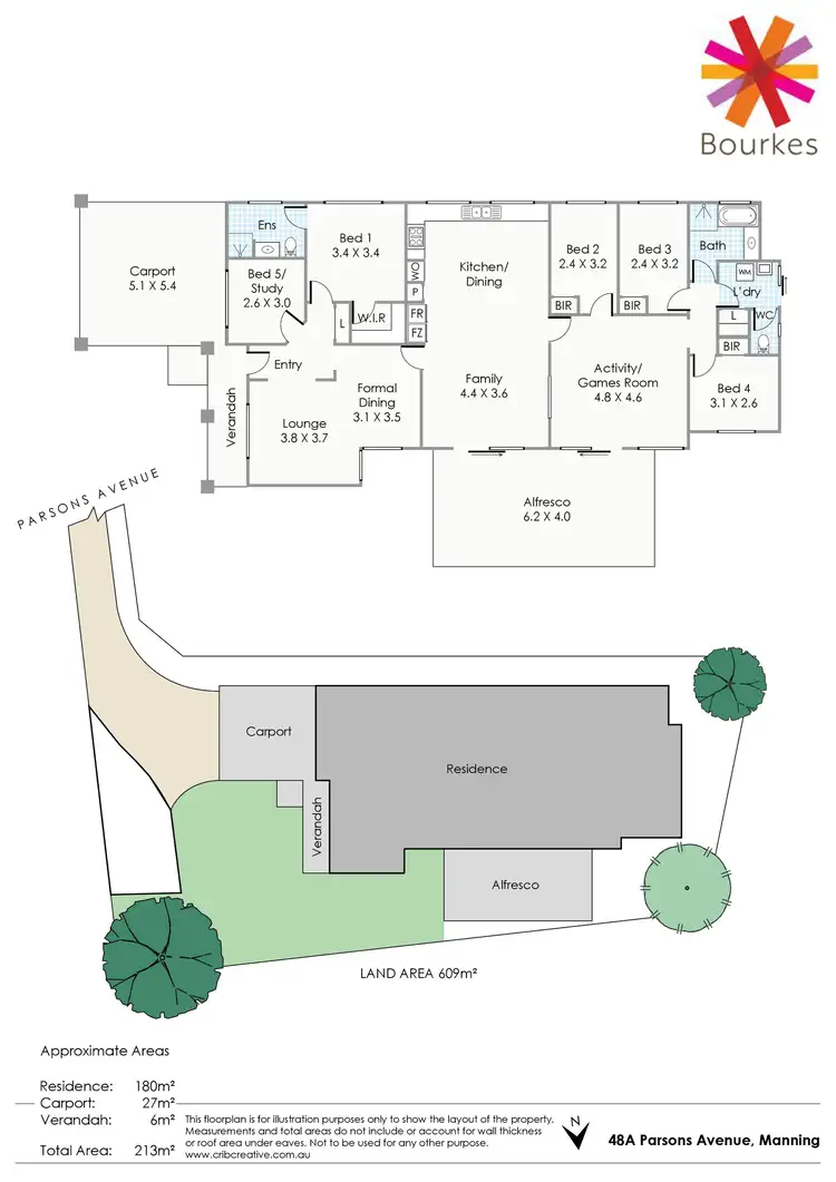 Floorplan of Homely house listing, 48A Parsons Avenue, Manning WA 6152