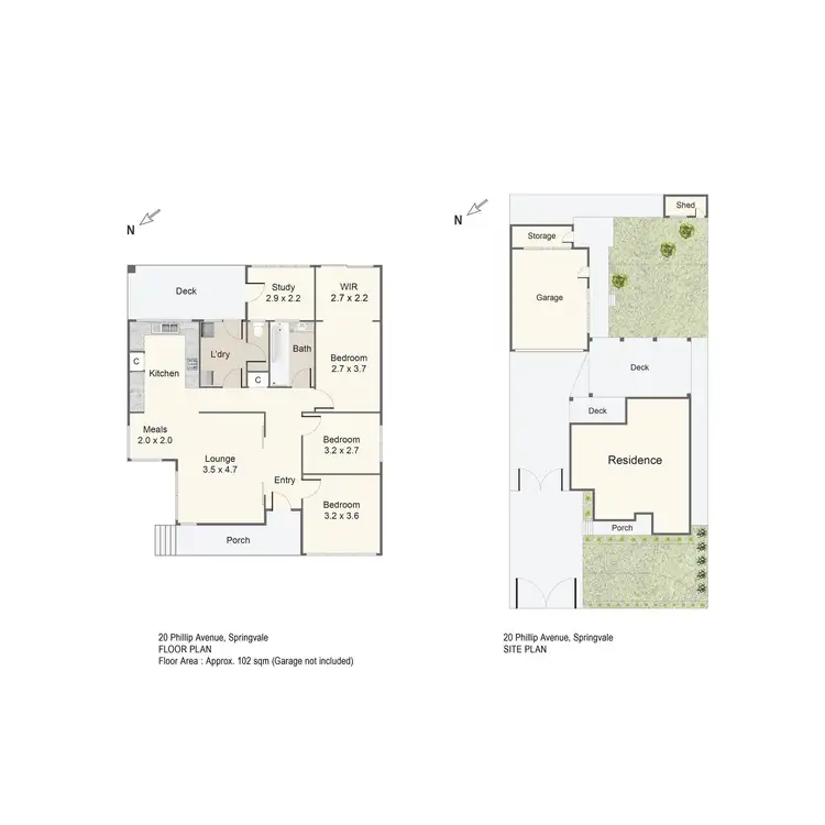 Floorplan of Homely house listing, 20 Phillip Avenue, Springvale VIC 3171