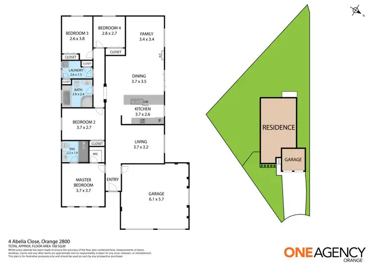 Floorplan of Homely house listing, 4 Abelia Close, Orange NSW 2800