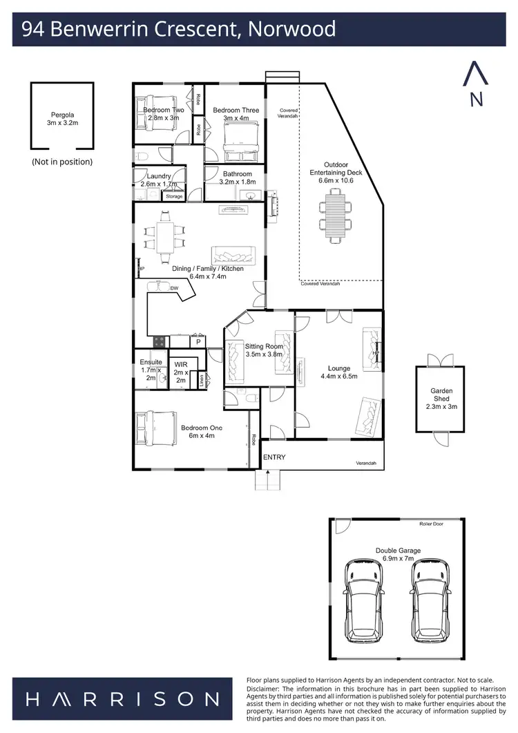 Floorplan of Homely house listing, 94 Benwerrin Crescent, Norwood TAS 7250