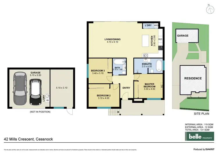 Floorplan of Homely house listing, 42 Mills Crescent, Cessnock NSW 2325