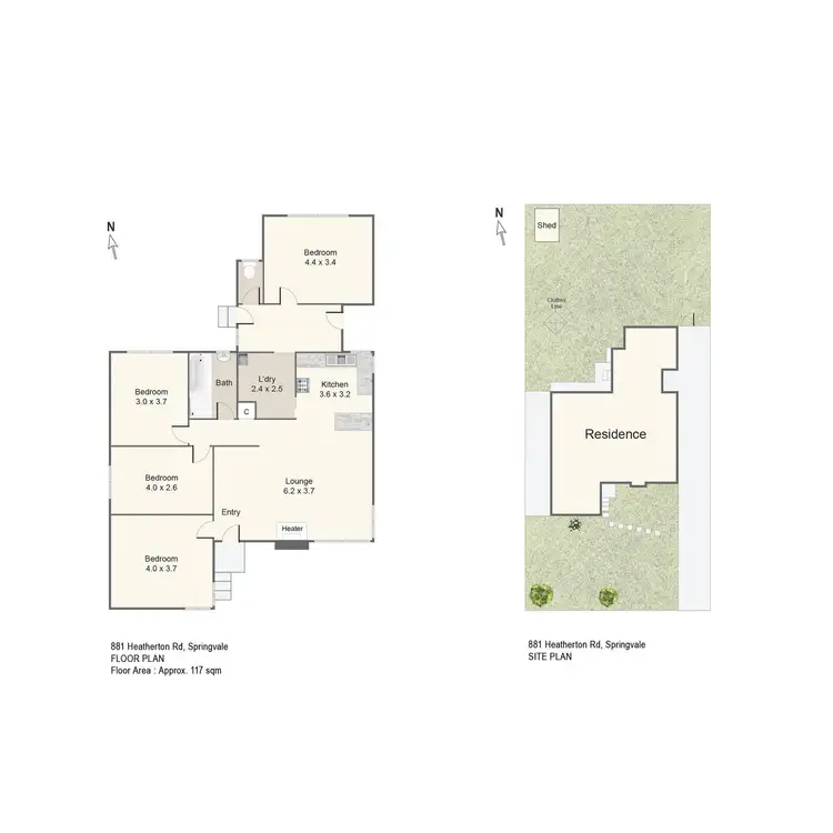 Floorplan of Homely house listing, 881 Heatherton Road, Springvale VIC 3171