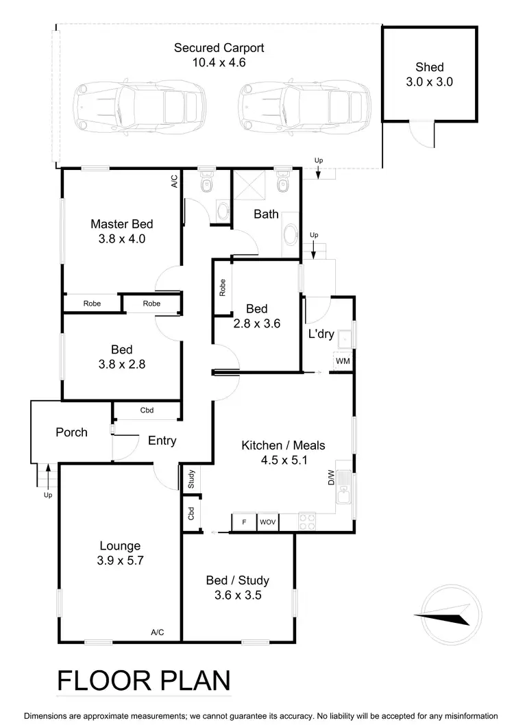 Floorplan of Homely house listing, 1 Ainsdale Avenue, Wantirna VIC 3152